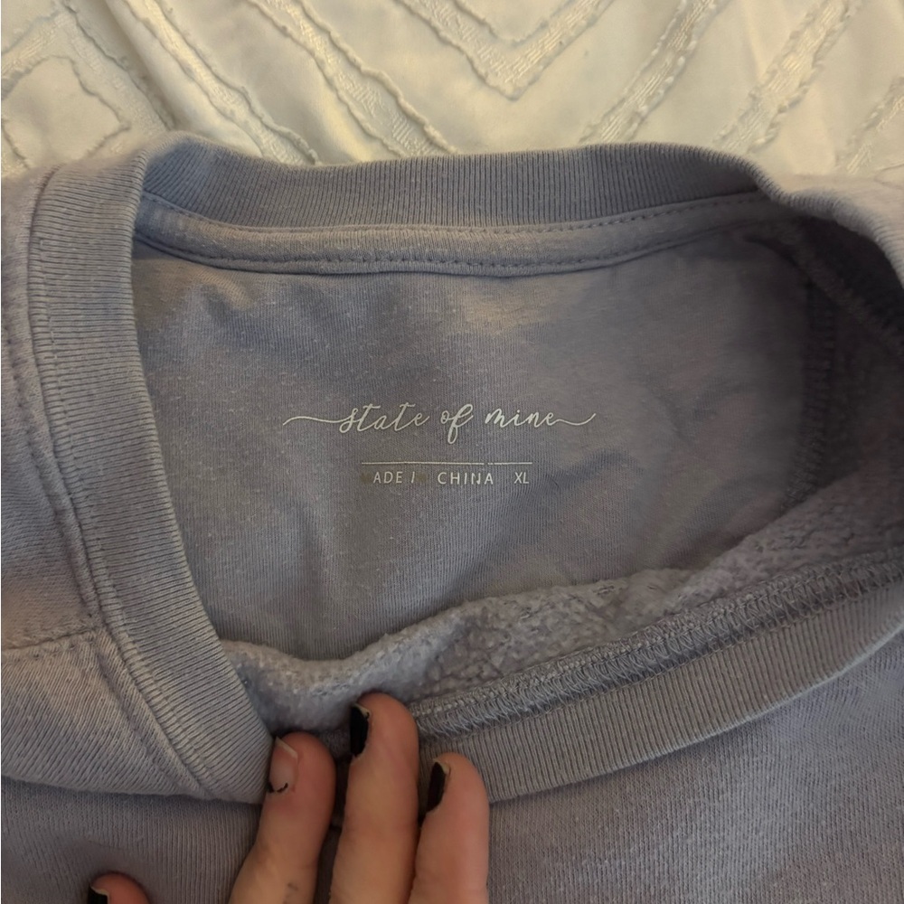 State of Mind Light Purple Crew Neck Sweater